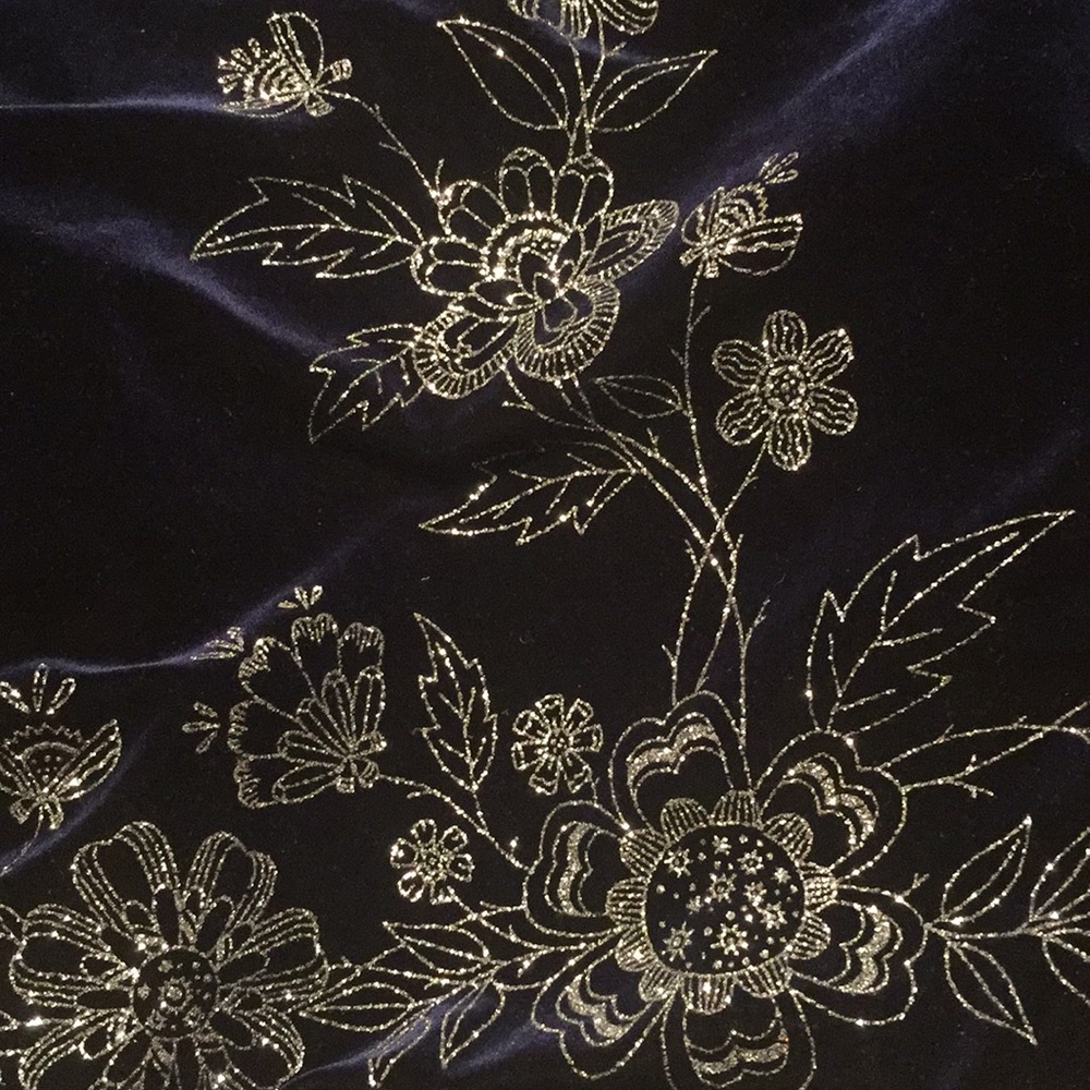 Velvet maxi dress - Picture 3 of 10